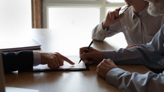 A family office meeting.