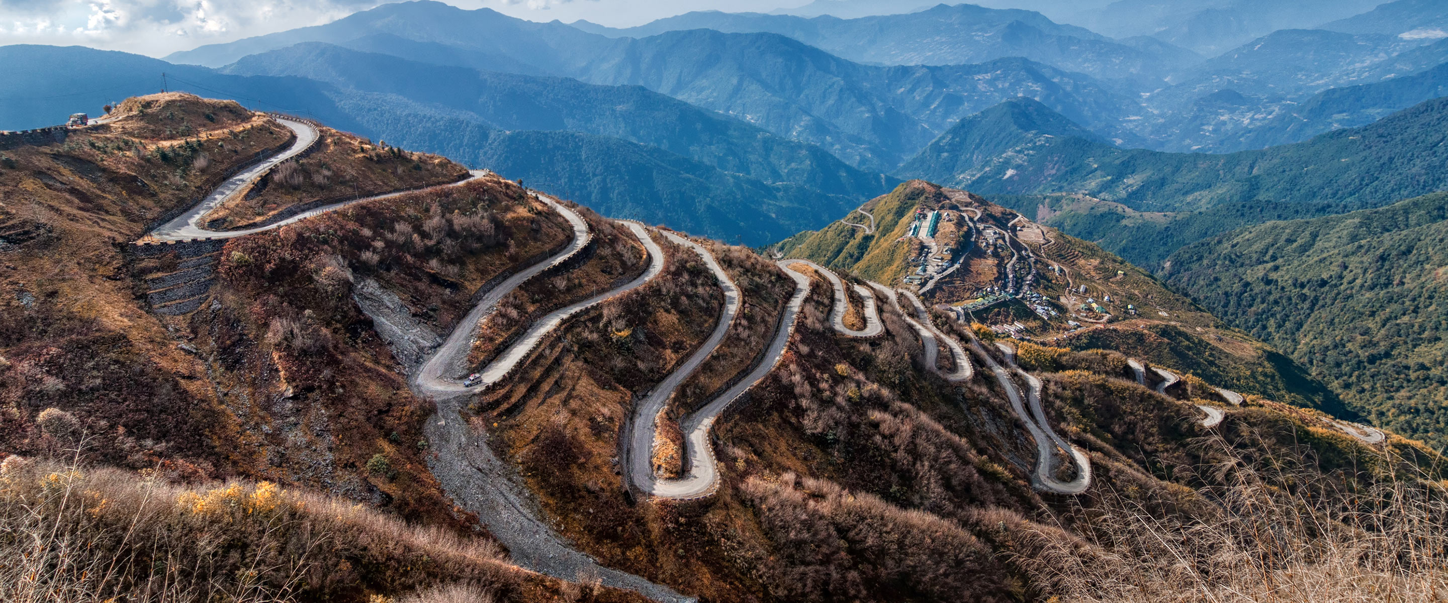 A path over a mountain way