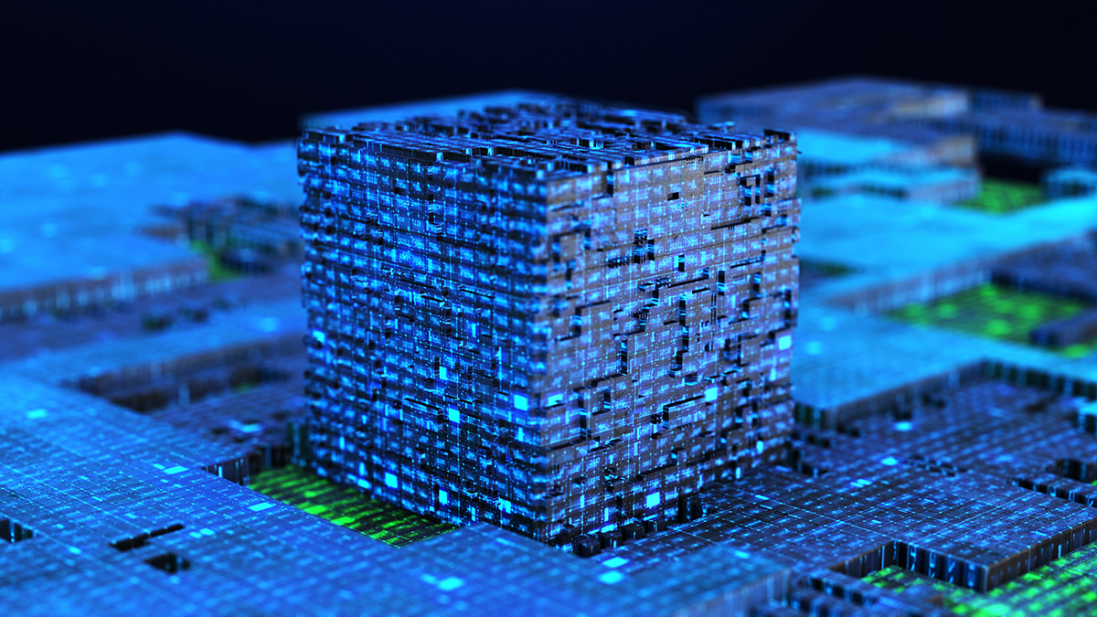 blockchain background concept