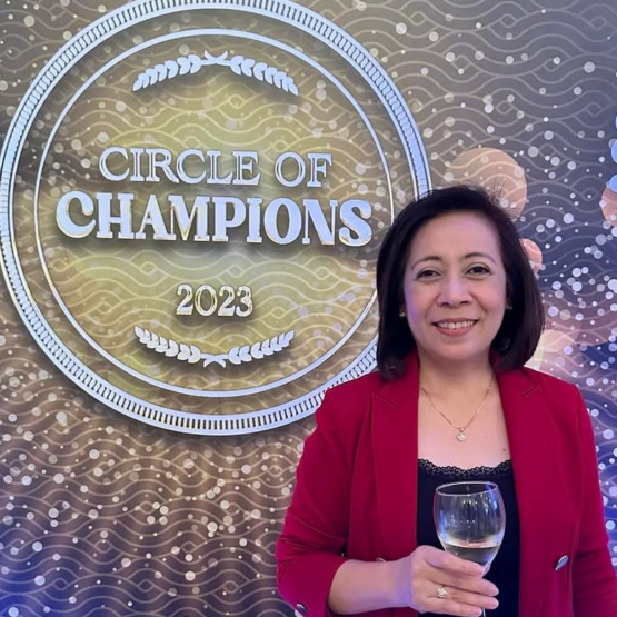 Jane at an awards ceremony