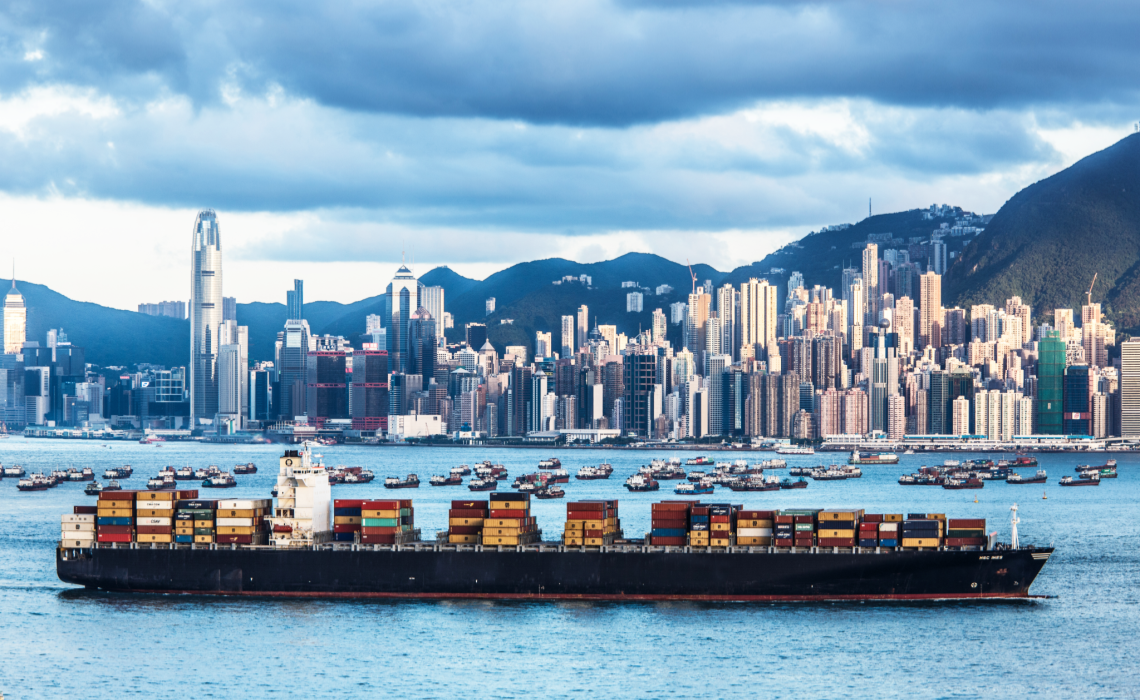 Overseas trade in ship